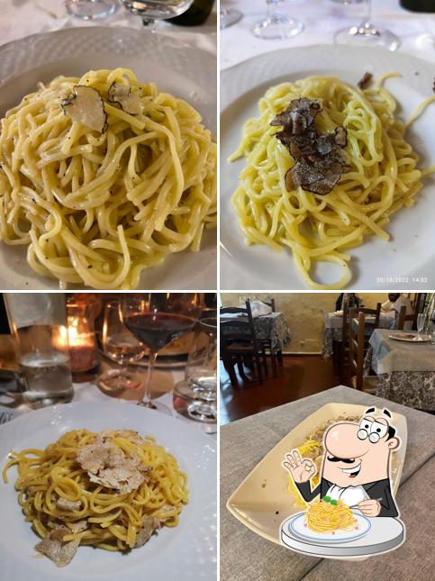 Spaghetti alla carbonara al Ristorante da Guido