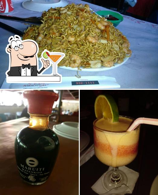 Estas son las fotografías que muestran bebida y comida en Casa Oriental Restaurante Chinês Salvador
