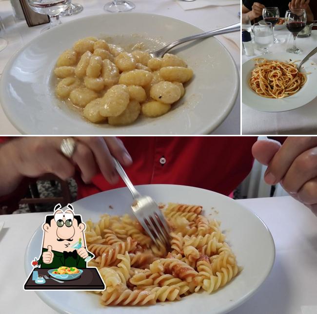 Maccheroni al formaggio al Trattoria del Castello