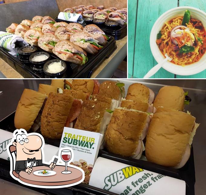 Nourriture à Subway