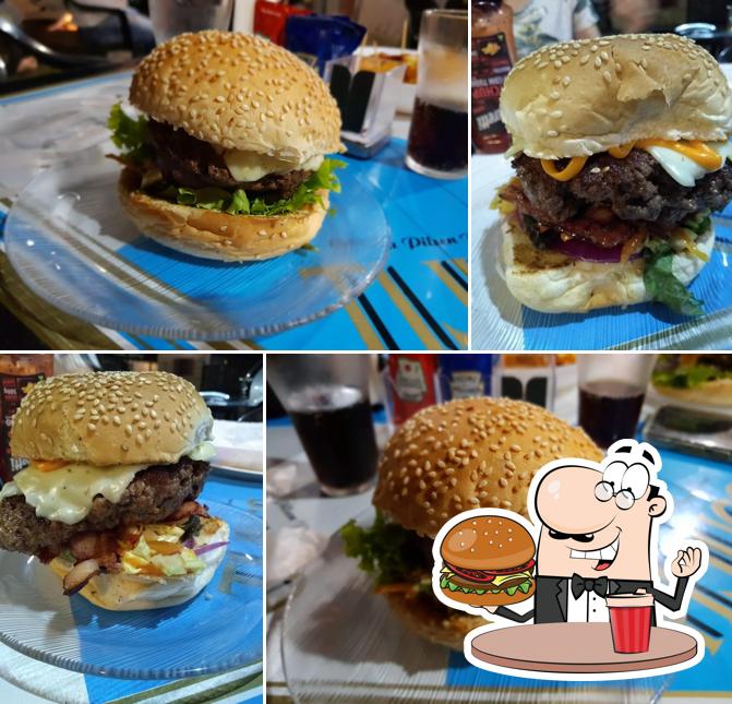 Hambúrguer em Baroni burger