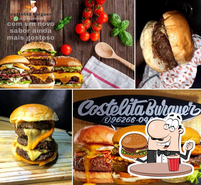 Experimente um hambúrguer no Costelita Burguer