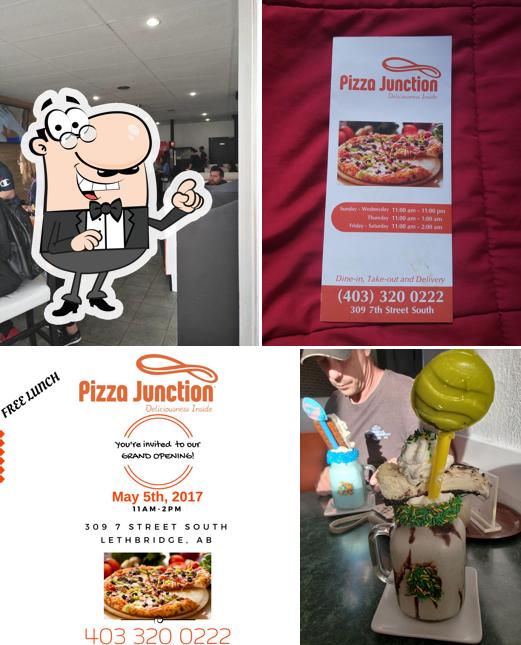 L'intérieur de Pizza Junction