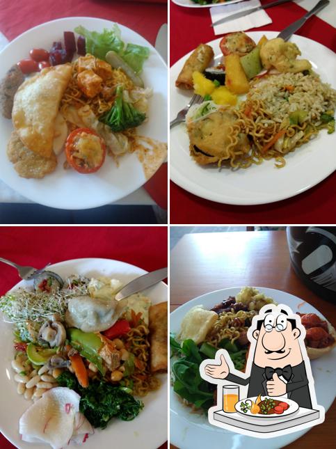 Platos en Restaurante Tian Ran Vegetariano