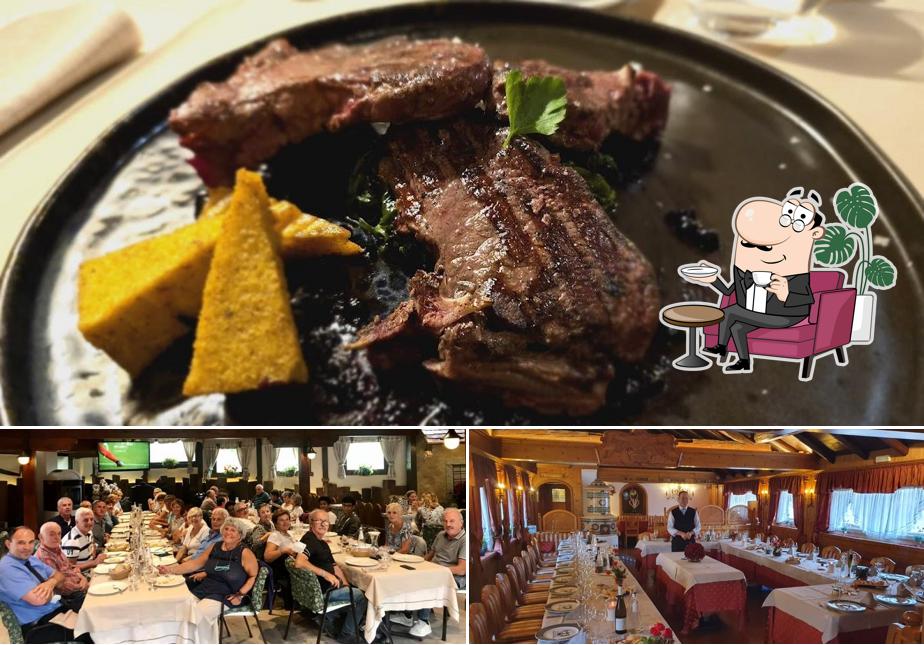 Tra le diverse cose da Ristorante Pizzeria - All' Antica Segheria si possono trovare la interni e cibo