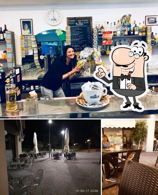 Gli interni di Bar Roma