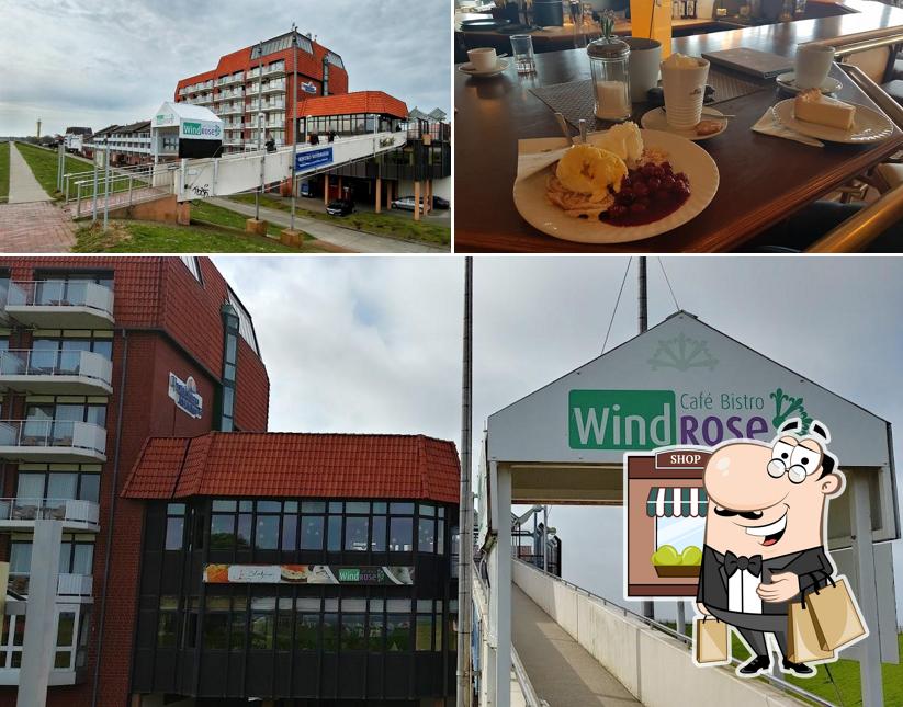 Las fotos de exterior y comida en Café/Bistro WindRose