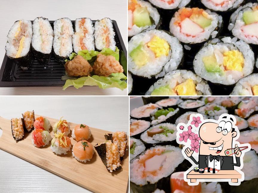 Ordina le diverse opzioni di sushi