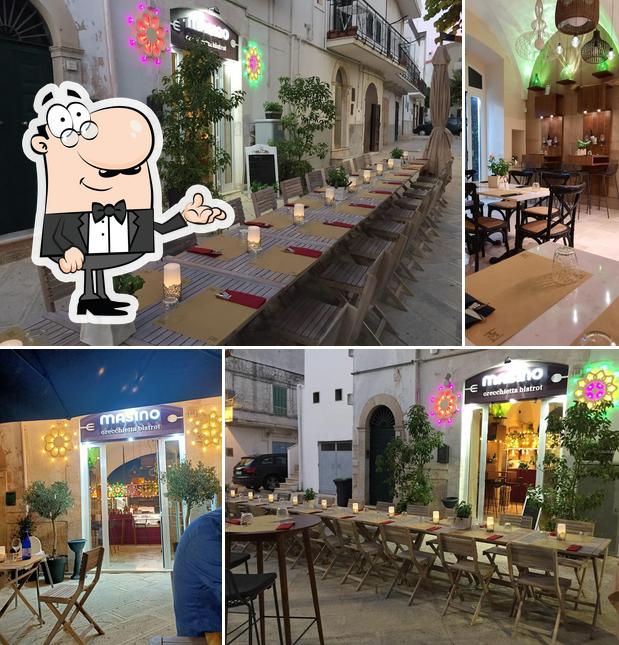 Gli interni di Masino Orecchietta Bistrot