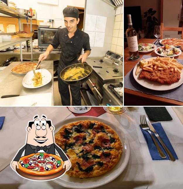 Elige una pizza en Pizzeria Sardegna