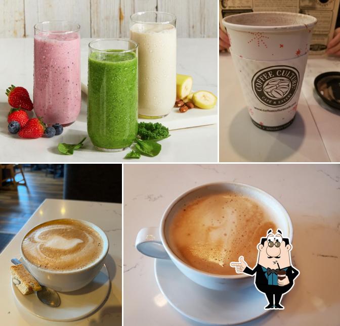 Coffee Culture Cafe & Eatery provides a variety of beverages