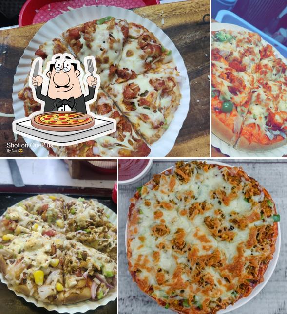 Order various types of pizza