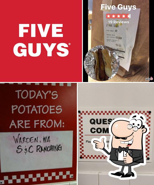 Это изображение фастфуда "Five Guys"