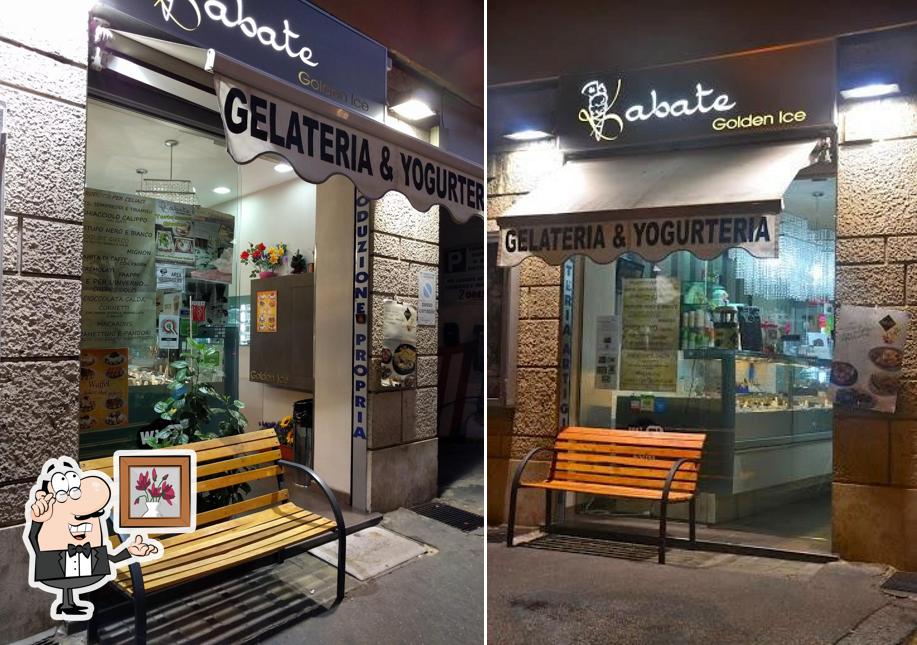 Gli interni di Gelateria Labate golden ice