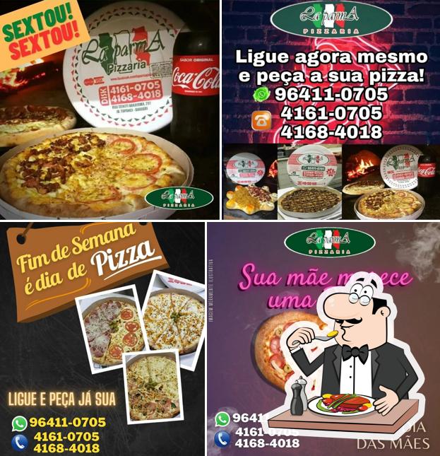 Comida em Pizzaria La Parma