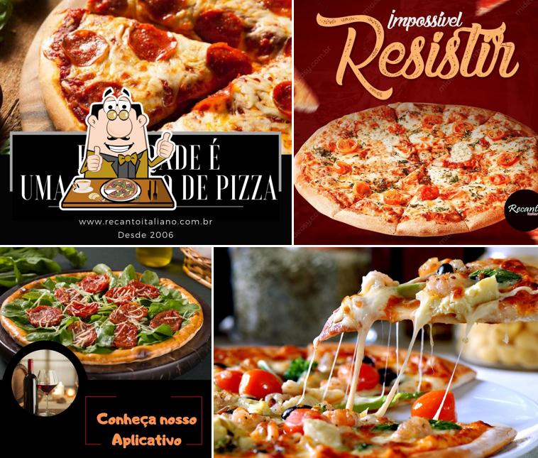 Escolha diferentes estilos de pizza