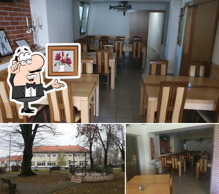 Dai un'occhiata agli interni di UTO, Restoran "Kod ribiča"