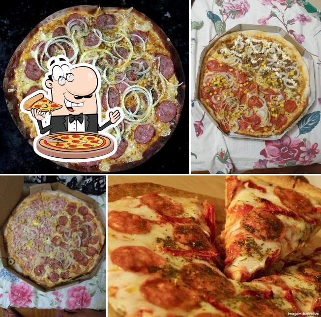 Escolha pizza no Papa Pizza