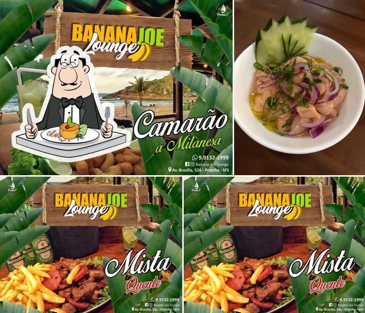 Comida em Banana Joe Lounge