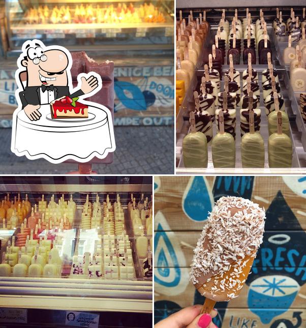 "California Pops Eiscafé" предлагает большое количество десертов