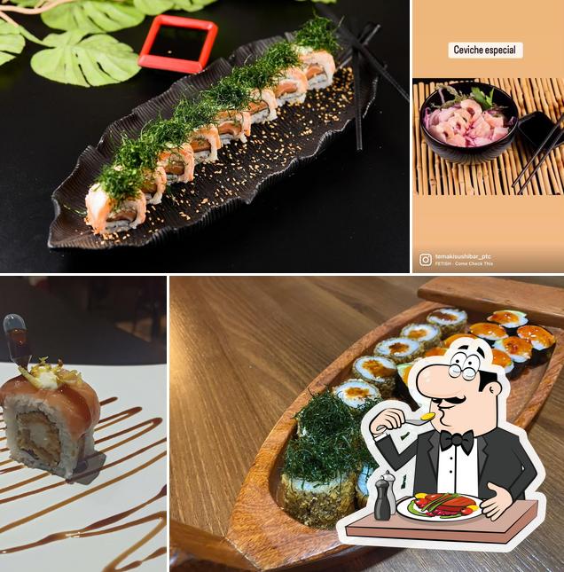 Platos en Restaurante Temaki Sushi Bar