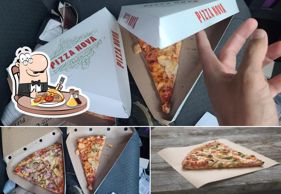 Choisissez des pizzas à Pizza Nova