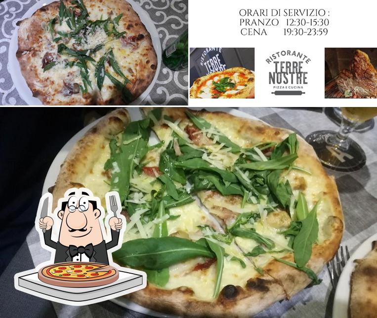 Scegli una pizza a Terre Nostre ristorante pizzeria braceria