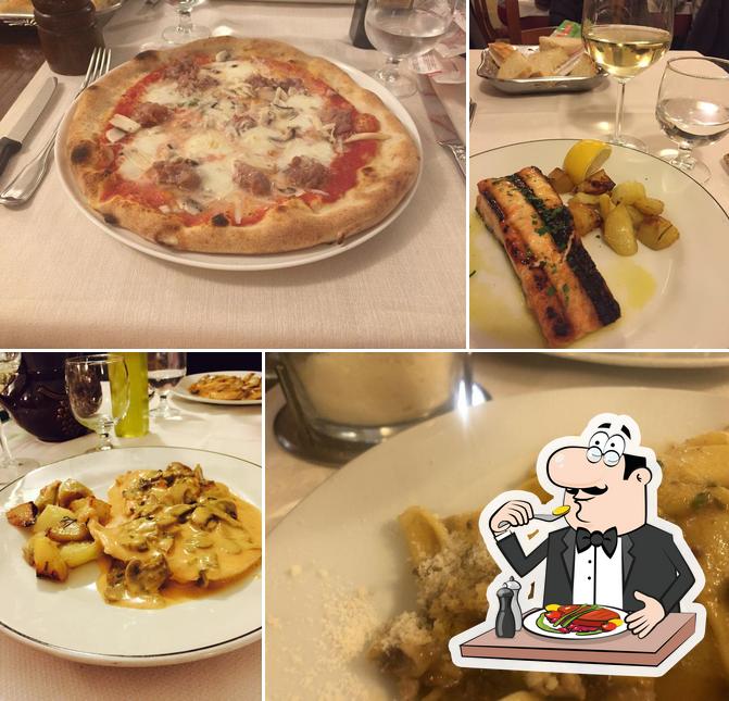 Food at Giglio Rosso REstaurant