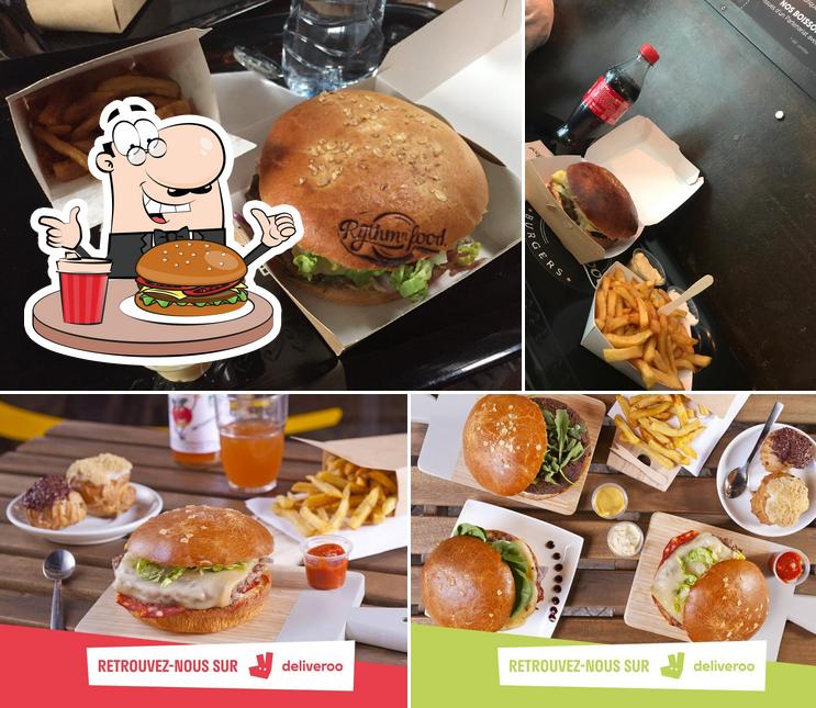 Prenez un hamburger à Rythm n' Food