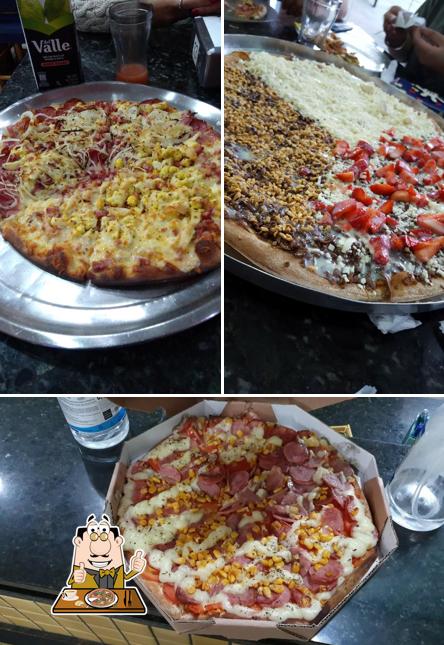 No Dom Alves Pizzarias, você pode provar pizza