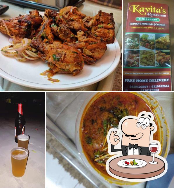 Food at Kavita's Restaurant