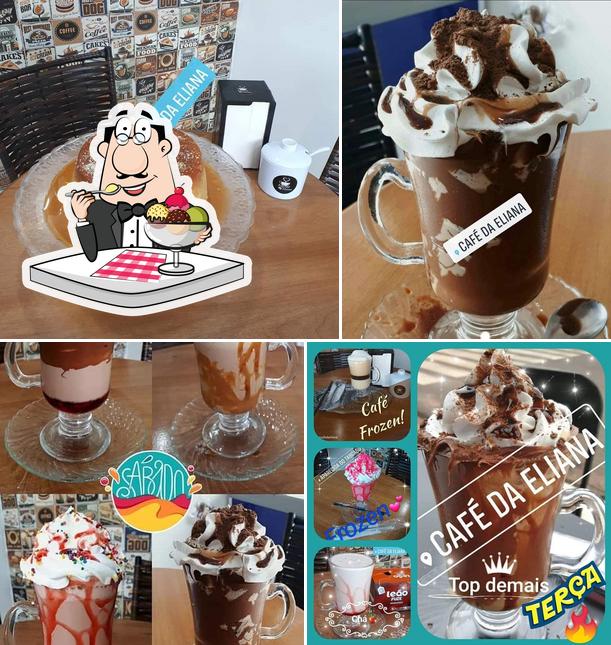 Café da Eliana serve uma seleção de pratos doces