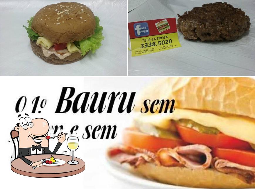 Comida em Faceburger