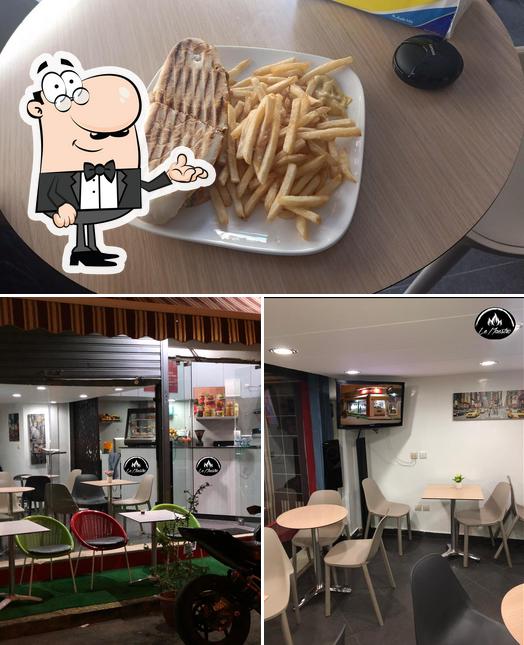 Voici la photo affichant la intérieur et frites sur LE MAESTRO "Chez Hamouda"