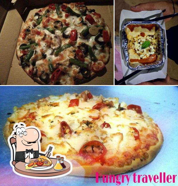 Order pizza at The Hungry Traveller