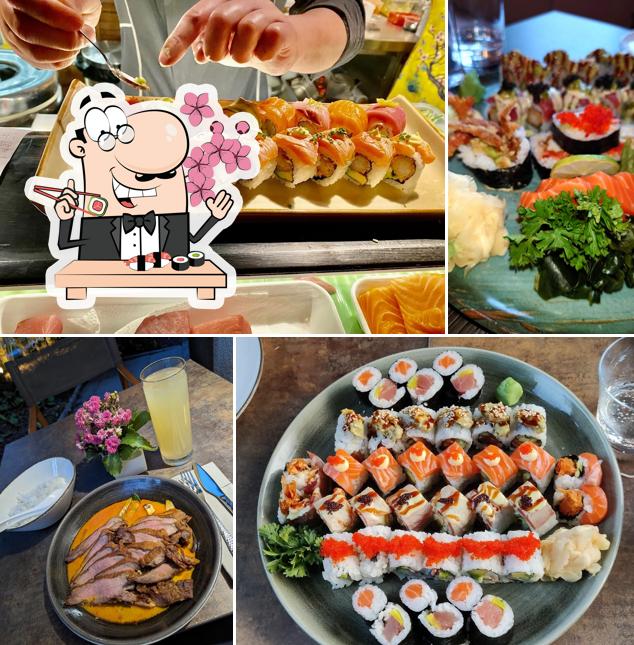 A MIYABI Restaurant, vous pouvez prendre des sushis