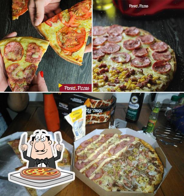 Peça diferentes estilos de pizza