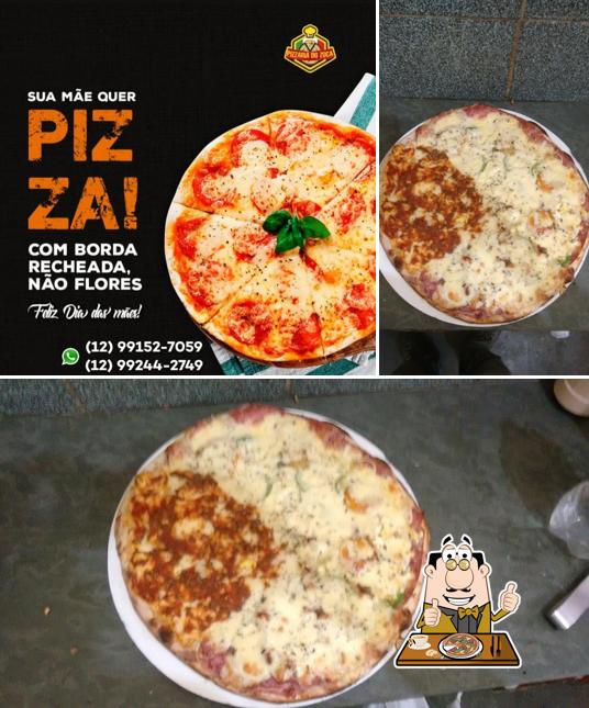 Peça diversos variedades de pizza