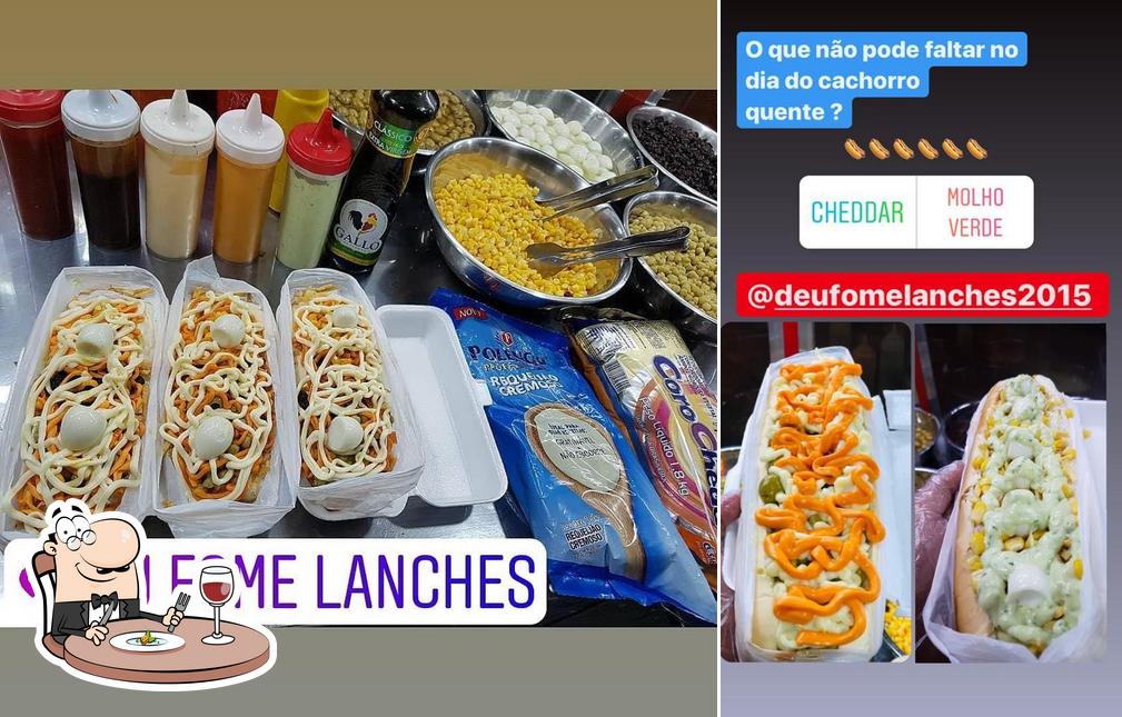 Platos en Deu fome lanches Belford roxo / Cachorro quente