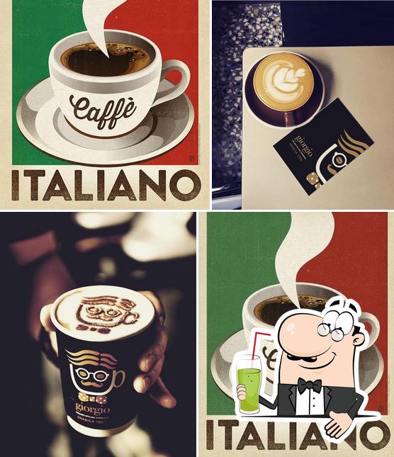 Enjoy a beverage at Giorgio Italian Barista