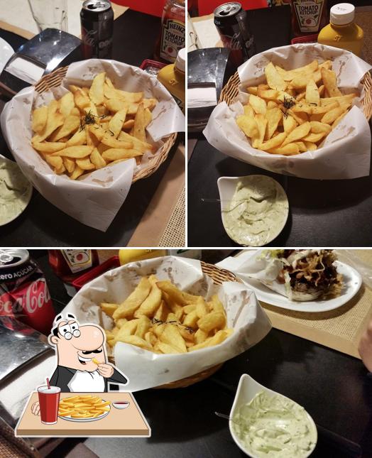 Batata frita em Top Burger Itaim