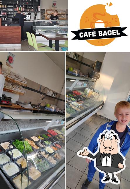 L'intérieur de Cafe Bagel