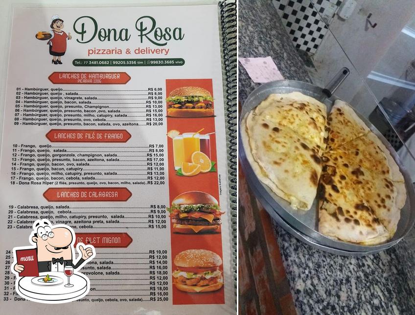 Comida em Dona Rosa Pizzaria e Delivey - Pizzaria