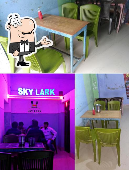 The interior of Sky Lark Restaurant