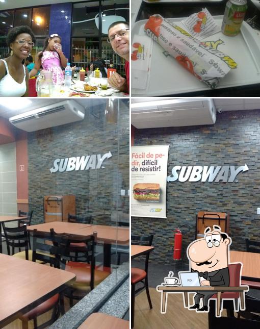 Veja imagens do interior do Subway