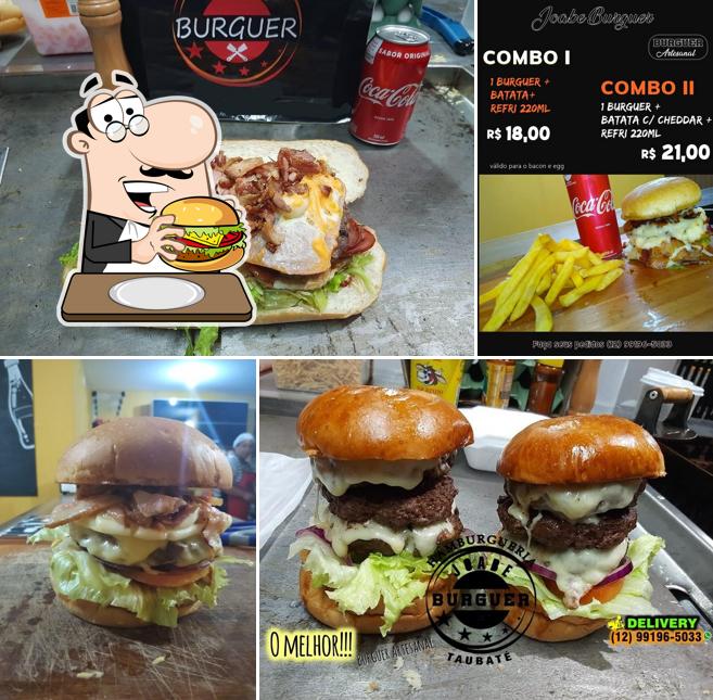 Peça um hambúrguer no JOABE BURGUER HAMBURGUERIA E LANCHONETE