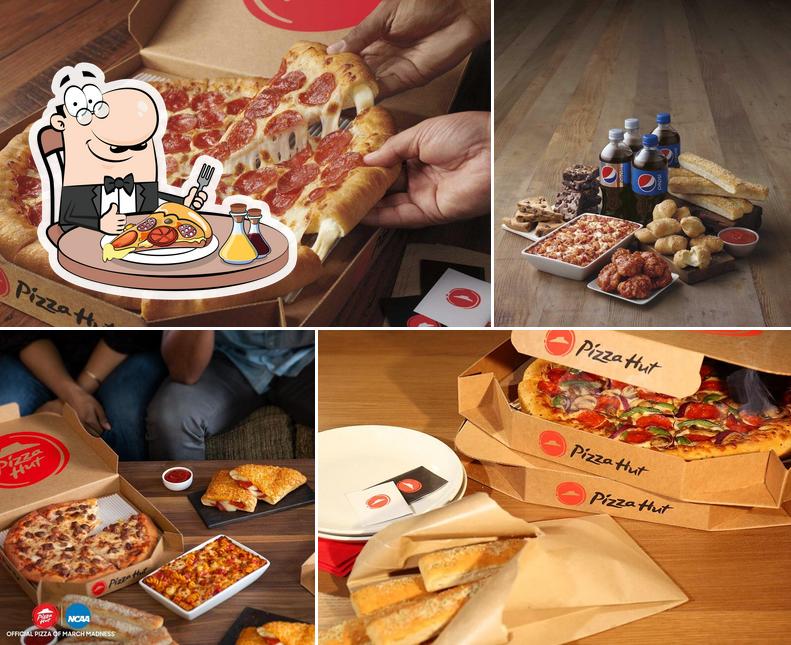 Try out pizza at Pizza Hut