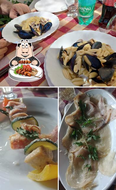 Platos en Pizzeria trattoria il castello svevo