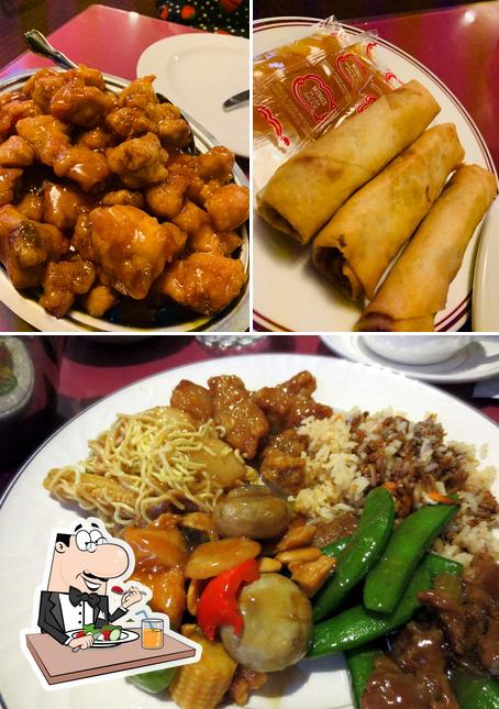 Food at Golden Star Restaurant