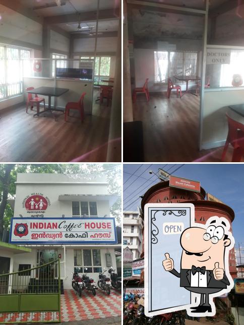See this picture of Indian Coffee House